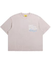 DIET STARTS MONDAY - Logo-Print Short-Sleeve T-Shirt - Lyst