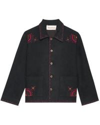 BAZISZT - Scarlet Embroidered Jacket - Lyst