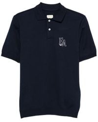 Emporio Armani - Logo-Appliqué Polo Shirt - Lyst