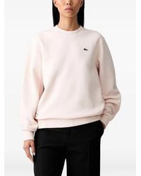 Lacoste - Logo-Patch Crew-Neck Sweatshirt - Lyst