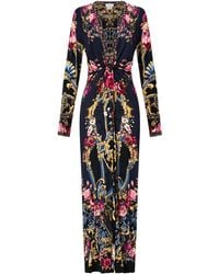 CAMILLA - V-Neck Maxi Dress - Lyst