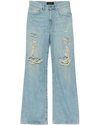 PURPLE BRAND/Side Cut Out Buckshot ワイドレッグ ジーンズ Wide Side Cut Out – PURPLE BRAND