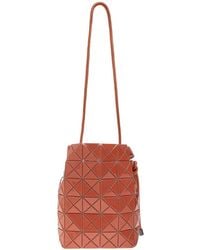 Issey Miyake - Geometric-Pattern Drawstring Bucket Bag - Lyst