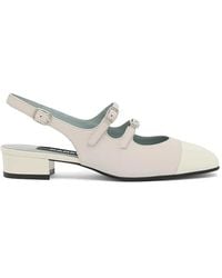 CAREL PARIS - Buckled Slingback Pumps - Lyst