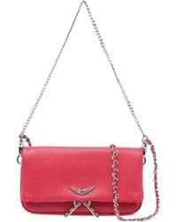 Zadig & Voltaire - Bolso de hombro Nano Rock con cadena - Lyst