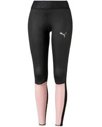 PUMA - Logo-Print Panelled Leggings - Lyst