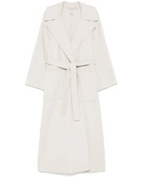 Max Mara - Abrigo de lana virgen con botones - Lyst