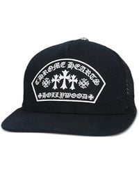 Chrome Hearts - Hollywood Triple Cross Embroidered Trucker Cap Hat - Lyst