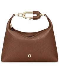 Aigner - Logo-Plaque Chain-Link Tote Bag - Lyst