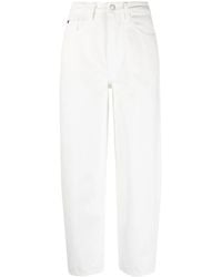Tommy Hilfiger - Tapered-Jeans Mit Hohem Bund - Lyst