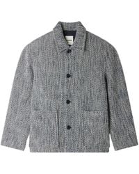 Sandro - Marl-Effect Worker Jacket - Lyst