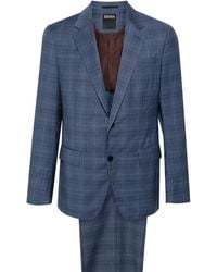 ZEGNA - Single-Breasted Wool Suit - Lyst