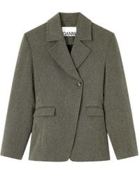 Ganni - Mouline Blazer - Lyst