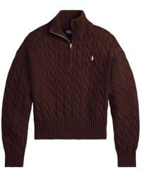 Polo Ralph Lauren - Polo Pony Cable-Knit Sweater - Lyst