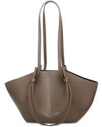 Yuzefi - Large Mochi Pebble-grain Knot Leather Shoulder Bag - Lyst