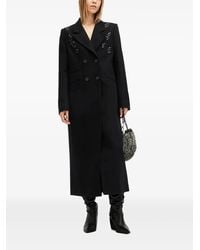 AllSaints - Veste Croisée À Ornements En Cristal - Lyst