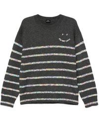 Paul Smith - Gestreifter Pullover mit Smiley - Lyst