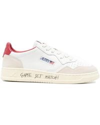 Autry - Medialist Low Leather Sneakers - Lyst