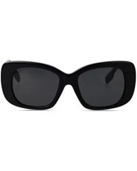 Burberry - Logo Oversized Sunglasses - Lyst