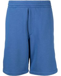 McQueen - Jersey-Shorts Mit Logo-Streifen - Lyst
