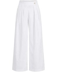 SABLYN - Pantalones Anchos Brooke Con Pinzas - Lyst