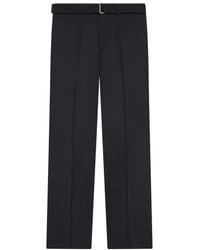 Lardini - Flat-Front Straight-Leg Trousers - Lyst