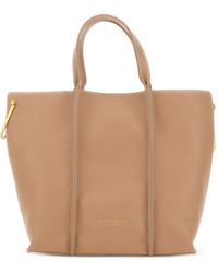 Gianni Chiarini - Zahara Ribbed Grained Leather Tote Bag - Lyst