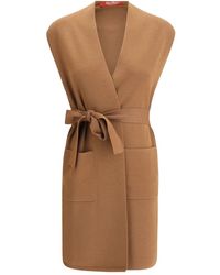 Max Mara - Abete Knotted Patch-Pocket Vest - Lyst