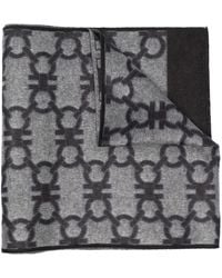 Ferragamo - Schal Mit Gancini-Jacquardmuster - Lyst