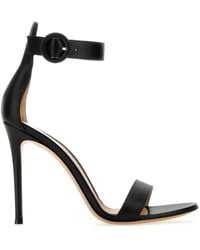 Gianvito Rossi - Portofino Nappa Decollete Shoes - Lyst
