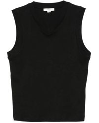 Vince - V-Neck Sleeveless Tank Top - Lyst