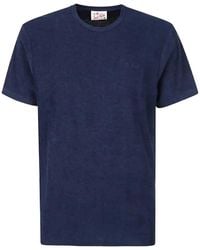 MC2 Saint Barth - Embroidered-Logo Cotton T-Shirt - Lyst