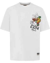 Evisu - Graphic-Print T-Shirt - Lyst
