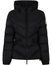 AFTER LABEL - Quilted Hooded Jacket - Lyst