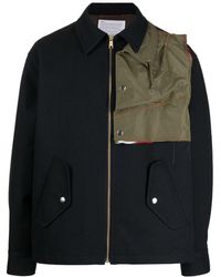 Kolor - Layered Panelled Shirt Jacket - Lyst