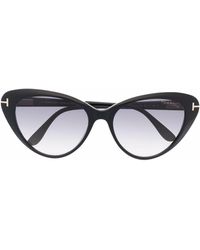 Damen Accessoires Sonnenbrillen Tom Ford Brille im Cat-Eye-Design in Rot 
