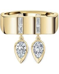 Loraida - Vortex Ring Mit Diamant - Lyst