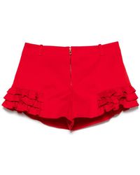 Sandro - Shorts Con Ruches - Lyst