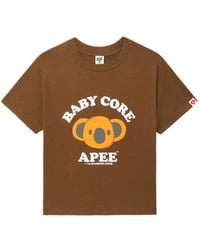 A Bathing Ape - Graphic Print T-Shirt - Lyst