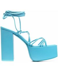 Paris Texas - Malena Leather Sandals - Lyst