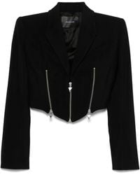 Mugler - Giacca Con Zip - Lyst