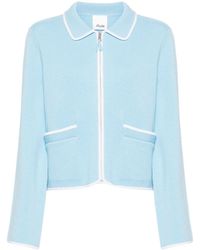 Allude - Zip-up Knitted Jacket - Lyst