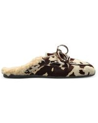 POSA - Mules Mit Animal-Print - Lyst