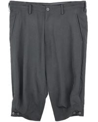 Yohji Yamamoto - Shorts Con Bottoni - Lyst