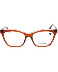 Calvin Klein - Cat-Eye-Brille - Lyst