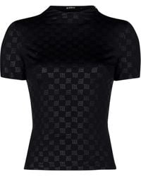 MISBHV - Monogram-Print Gathered T-Shirt - Lyst