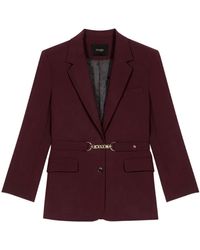 Maje - Chain-Detail Blazer - Lyst