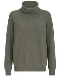 Brunello Cucinelli - Cashmere English-Rib Turtleneck Sweater With Monili - Lyst