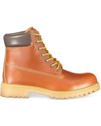 Lumberjack - Lace-Up Leather Ankle Boots - Lyst