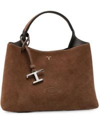 Tod's - T Timeless Micro Leather Handbag - Lyst